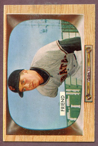 1955 Bowman Baseball #057 Bob Friend Pirates VG-EX 456829