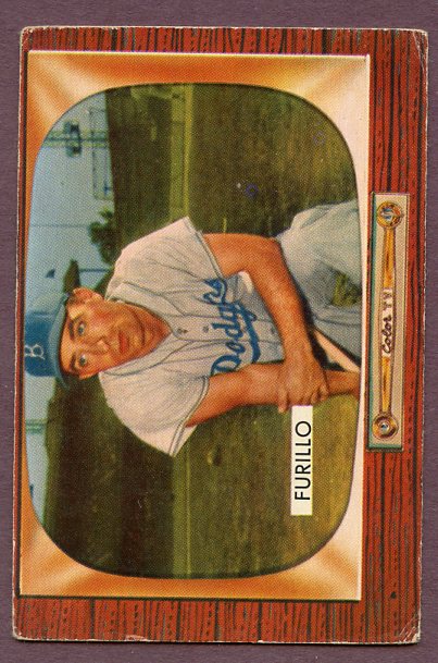 1955 Bowman Baseball #169 Carl Furillo Dodgers VG-EX 456839