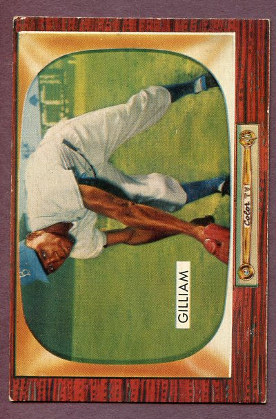 1955 Bowman Baseball #098 Jim Gilliam Dodgers EX-MT 456844