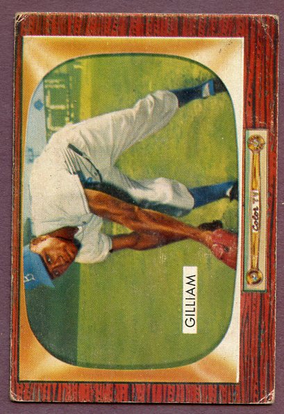 1955 Bowman Baseball #098 Jim Gilliam Dodgers VG 456849