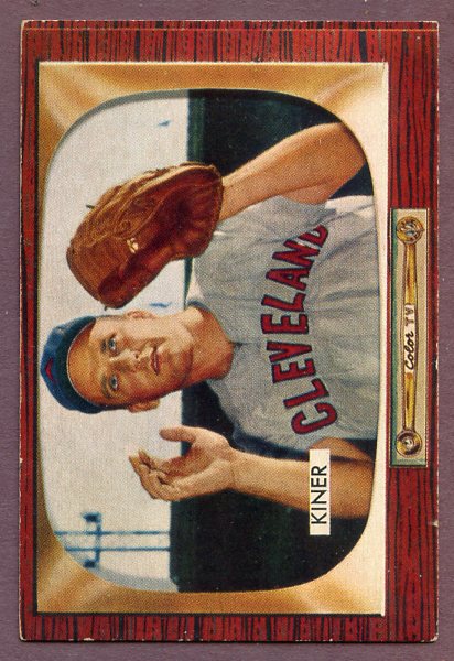 1955 Bowman Baseball #197 Ralph Kiner Indians EX-MT 456873