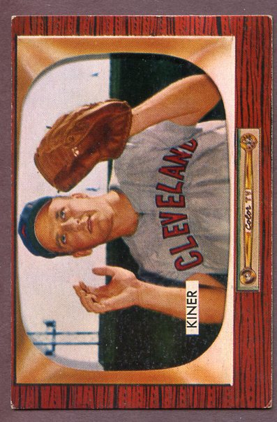 1955 Bowman Baseball #197 Ralph Kiner Indians EX 456874