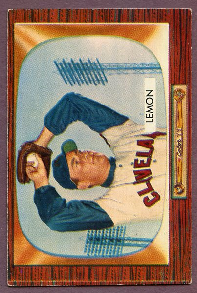 1955 Bowman Baseball #191 Bob Lemon Indians EX-MT 456909