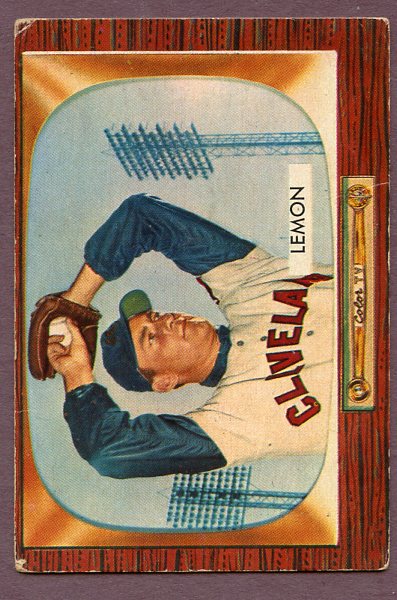 1955 Bowman Baseball #191 Bob Lemon Indians VG-EX 456911