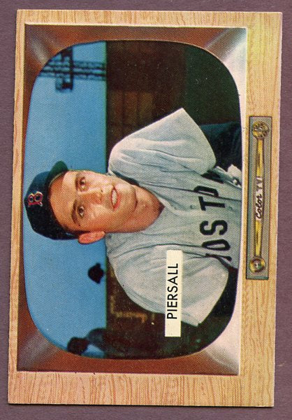 1955 Bowman Baseball #016 Jimmy Piersall Red Sox NR-MT 456984