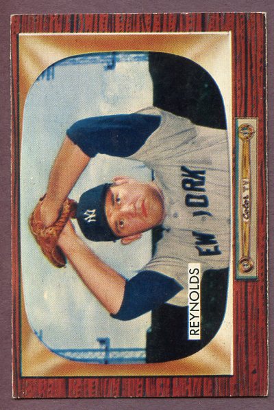 1955 Bowman Baseball #201 Allie Reynolds Yankees EX-MT 457012