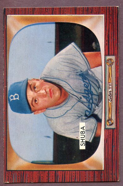 1955 Bowman Baseball #066 George Shuba Dodgers NR-MT 457057