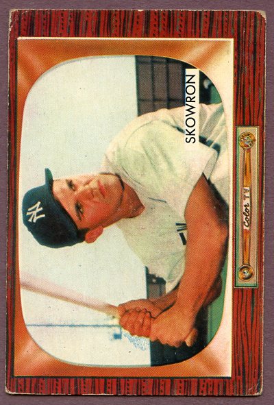 1955 Bowman Baseball #160 Bill Skowron Yankees VG-EX 457067