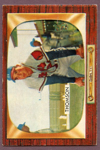 1955 Bowman Baseball #102 Bobby Thomson Braves EX-MT 457088