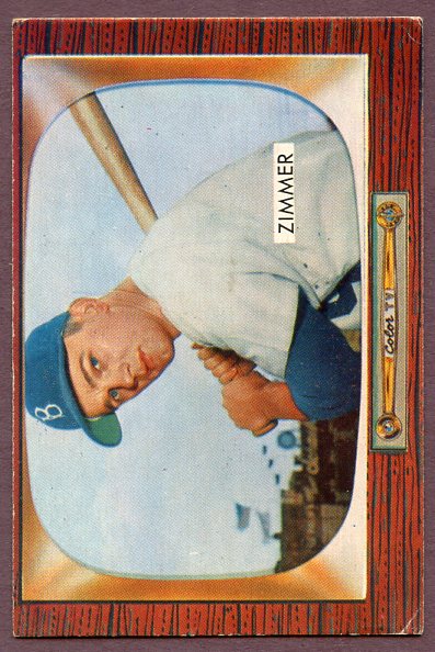 1955 Bowman Baseball #065 Don Zimmer Dodgers EX 457115