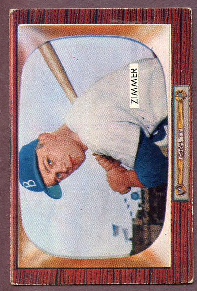 1955 Bowman Baseball #065 Don Zimmer Dodgers EX 457117