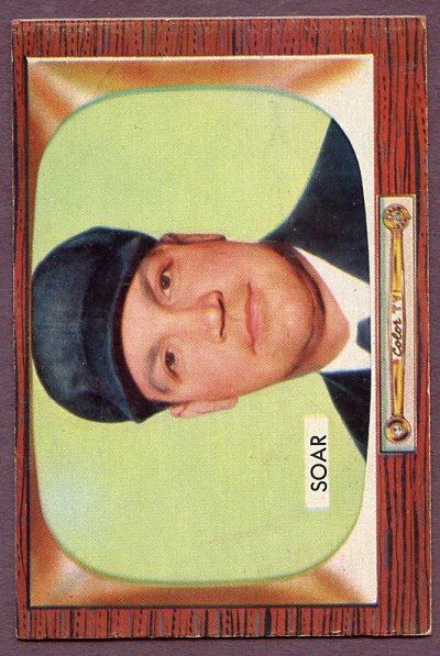 1955 Bowman Baseball #279 Hank Soar Umpire EX-MT 457151