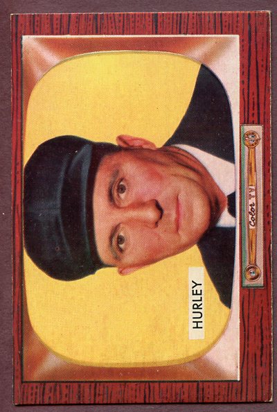 1955 Bowman Baseball #260 Edwin Hurley Umpire NR-MT 457174