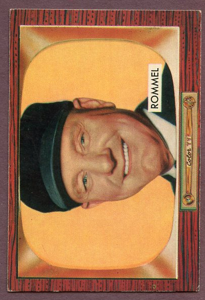 1955 Bowman Baseball #239 Edwin Rommell Umpire EX-MT 457201