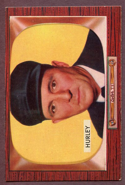 1955 Bowman Baseball #260 Edwin Hurley Umpire EX-MT 457205