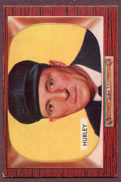 1955 Bowman Baseball #260 Edwin Hurley Umpire EX-MT 457206