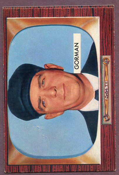 1955 Bowman Baseball #293 Thomas Gorman Umpire EX-MT 457219