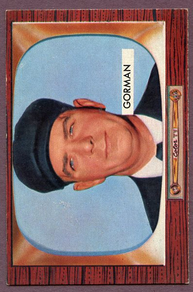 1955 Bowman Baseball #293 Thomas Gorman Umpire EX-MT 457221