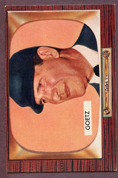 1955 Bowman Baseball #311 Larry Goetz Umpire EX-MT 457229