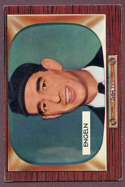 1955 Bowman Baseball #301 William Engeln Umpire EX+/EX-MT 457248