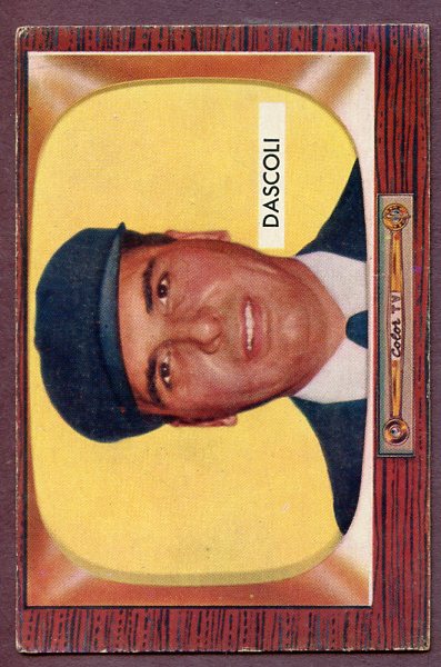 1955 Bowman Baseball #291 Frank Dascoli Umpire EX 457269