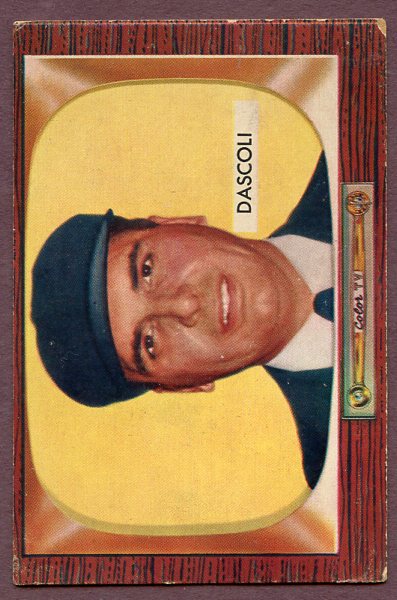 1955 Bowman Baseball #291 Frank Dascoli Umpire EX 457270