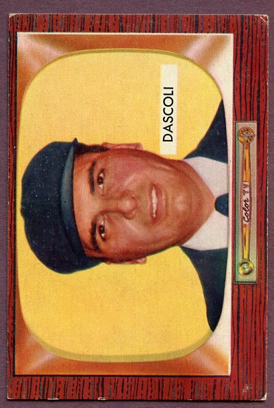1955 Bowman Baseball #291 Frank Dascoli Umpire EX 457271
