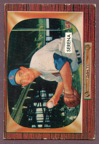 1955 Bowman Baseball #233 Bill Serena White Sox EX 457455