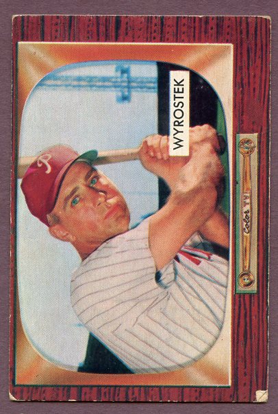 1955 Bowman Baseball #237 Johnny Wyrostek Phillies EX 457461