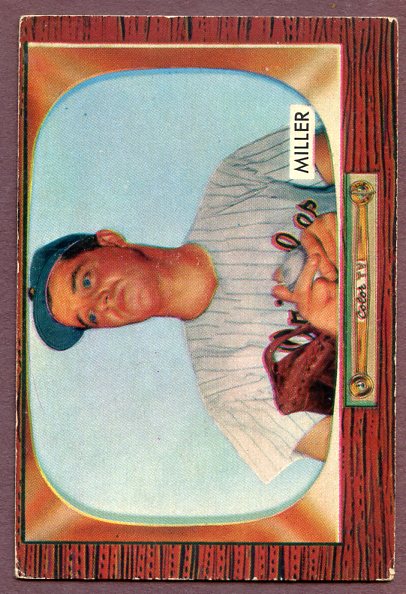 1955 Bowman Baseball #245 Bill Miller Orioles EX 457471