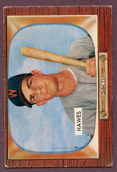 1955 Bowman Baseball #268 Roy Hawes Senators EX 457509