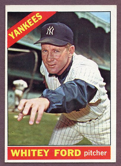 1966 Topps Baseball #160 Whitey Ford Yankees EX-MT 457565