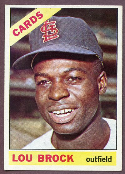 1966 Topps Baseball #125 Lou Brock Cardinals EX-MT 457566