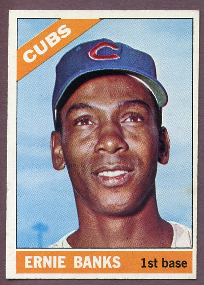 1966 Topps Baseball #110 Ernie Banks Cubs EX-MT 457569