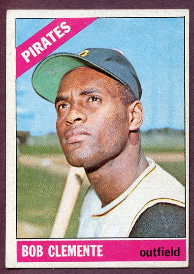 1966 Topps Baseball #300 Roberto Clemente Pirates EX 457575