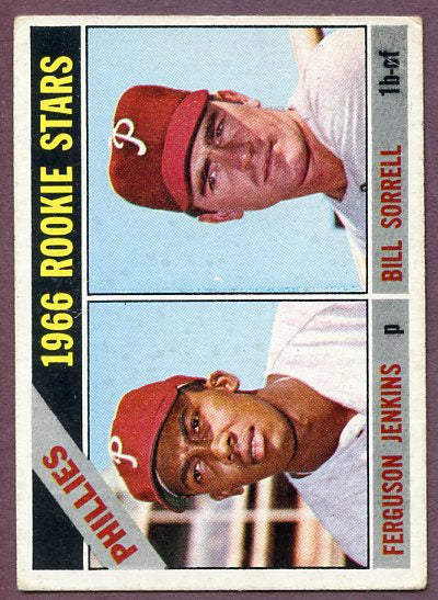1966 Topps Baseball #254 Fergie Jenkins Phillies VG-EX 457578