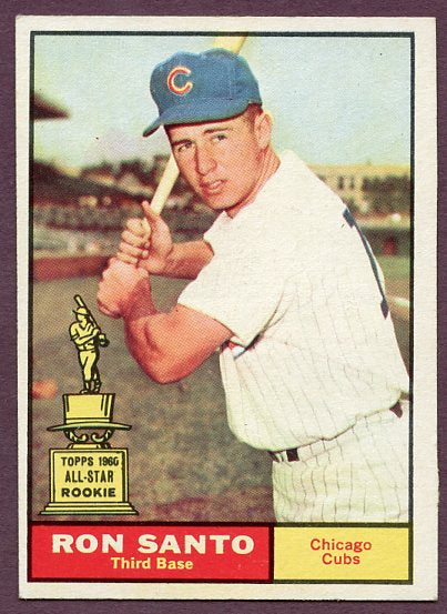 1961 Topps Baseball #035 Ron Santo Cubs EX-MT 457582