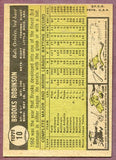 1961 Topps Baseball #010 Brooks Robinson Orioles EX-MT 457584