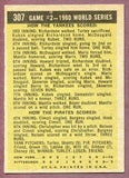1961 Topps Baseball #307 World Series Game 2 Mickey Mantle EX-MT 457587