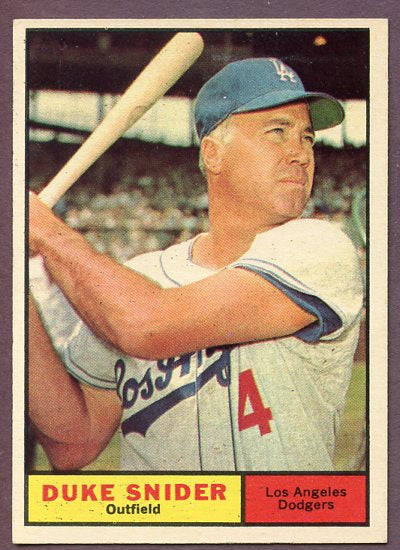 1961 Topps Baseball #443 Duke Snider Dodgers EX-MT 457590
