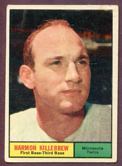 1961 Topps Baseball #080 Harmon Killebrew Twins VG-EX 457596
