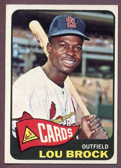 1965 Topps Baseball #540 Lou Brock Cardinals EX 457611