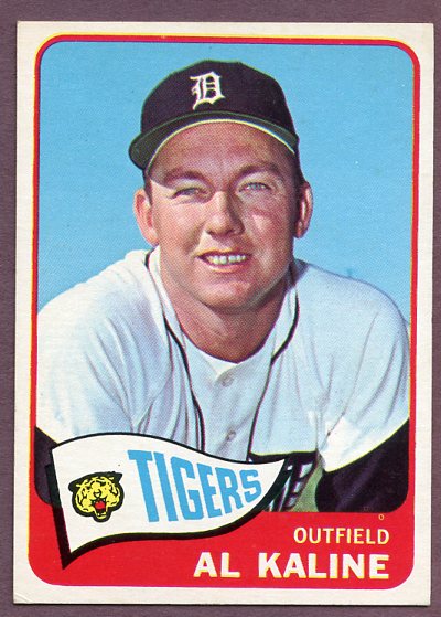 1965 Topps Baseball #130 Al Kaline Tigers EX 457613