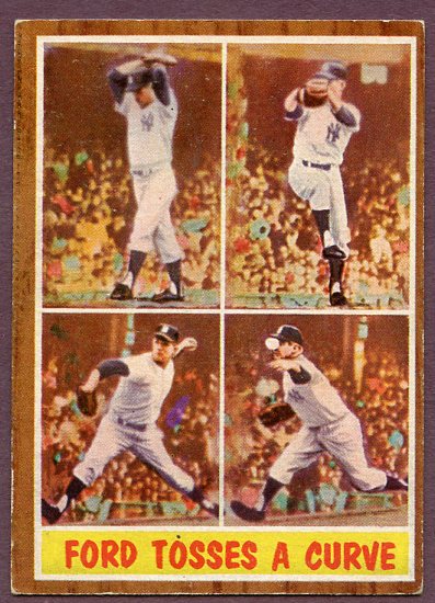 1962 Topps Baseball #315 Whitey Ford IA Yankees VG-EX 457636