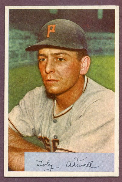 1954 Bowman Baseball #123 Toby Atwell Pirates NR-MT 457688