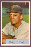 1954 Bowman Baseball #123 Toby Atwell Pirates NR-MT 457688