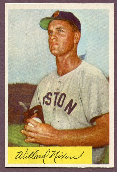 1954 Bowman Baseball #114 Willard Nixon Red Sox NR-MT 457690