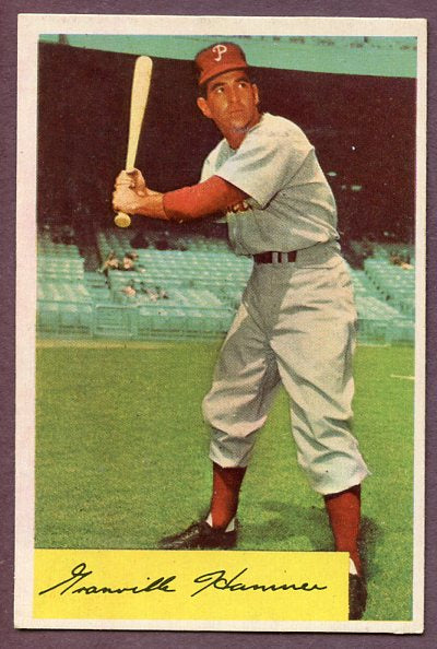 1954 Bowman Baseball #047 Granny Hamner Phillies NR-MT 457692