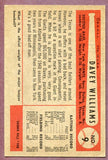 1954 Bowman Baseball #009 Davey Williams Giants NR-MT 457704