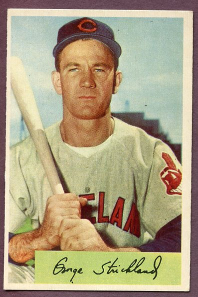 1954 Bowman Baseball #036 George Strickland Indians NR-MT 457719